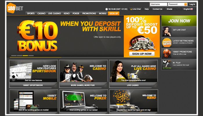 Cổng game online 188bet