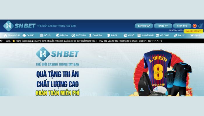 Cổng vào SHBET mới nhất