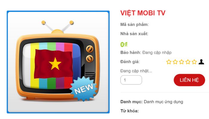 Ứng dụng xem bóng đá Viet Mobi