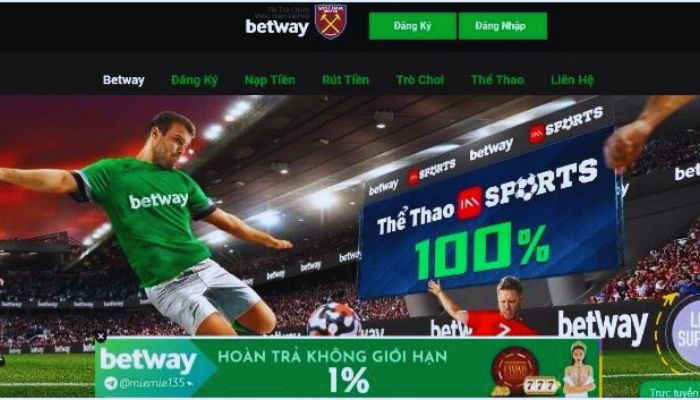 Link Betway bằng điện thoại